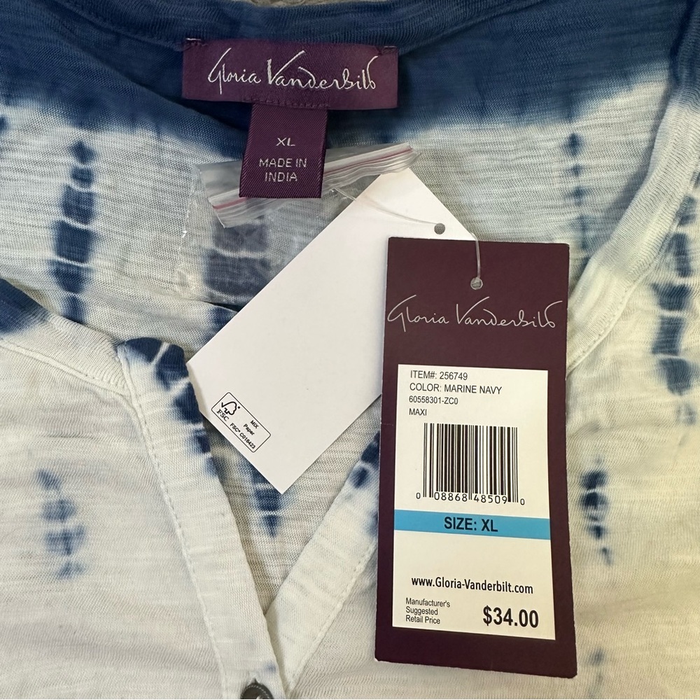Gloria Vanderbilt s/s tee, XL - Picture 4 of 5